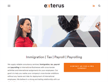 Tablet Screenshot of exterus.nl